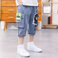 Summer 4-11 Years Kids Baby Boy Shorts cargo panty Casual Clothes Trousers beach shorts Boys Slim Straight Jeans Young Children Fashion Cotton Clothing Short Pants Elastic Waist Pants