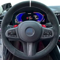 Anti-Slip Suede Car Steering Wheel Cover For BMW M Sport G30 G31 G32 G20 G21 G11 G12 G14 G15 G16 X3 G01 X4 G02 X5 G05 X7 G07 Steering Wheels Accessori