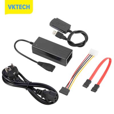 [Vktech] USB 2.0ถึง SATA PATA IDE Cable ชุดอะแดปเตอร์ฮาร์ดไดรฟ์สำหรับ2.5 3.5นิ้ว SSD