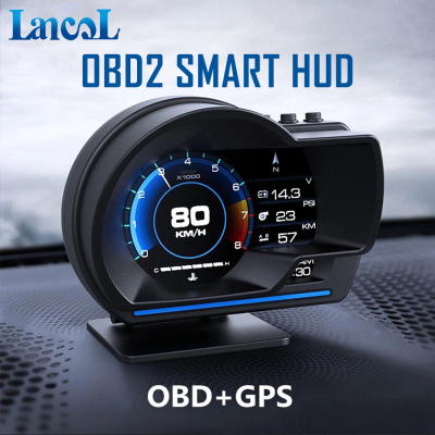 A500 Auto Gauge HUD GPS + OBD ระบบ Head Up Display รถโปรเจคเตอร์ Speedometer รถ Fault Clear รถอุปกรณ์เสริมอิเล็กทรอนิกส์