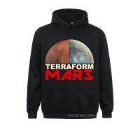 เสื้อโค้ทมีฮู้ดผ้าประดับ Terraform Mars Colony Space ชุดกีฬาสำหรับเดินทางเสื้อกันหนาวมีฮู้ด