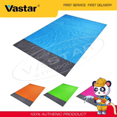 Vastar 1.4M * 2Mผ้าห่มปิกนิกกันน้ำกลางแจ้งพับชั้นกลางแจ้งตั้งแคมป์ปิกนิกเต็นท์ผ้าห่มพ็อกเก็ตกันน้ำแบบพกพาแผ่นรองนอนเดินป่าตกปลาMat