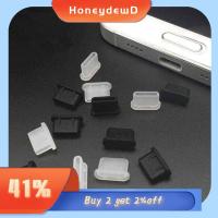 HONEYDEWD 5pcs ทนทาน บล็อก อุปกรณ์เสริมโทรศัพท์ ปลั๊กป้องกันฝุ่น ผ้าคลุมกันฝุ่น จุกซิลิโคน พอร์ตชาร์จ Type C