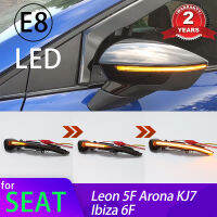 สำหรับ SEAT Leon III Mk3 5F 13-18 Ibiza KJ Mk5 V Arona 17-18 LED แบบไดนามิกเลี้ยวไฟกระพริบลำดับกระจกมองข้างไฟแสดงสถานะ