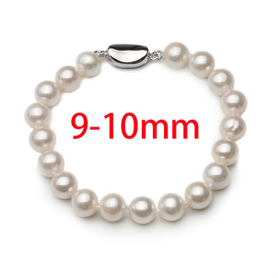 Good quality Real Natural Freshwater Round Pearl Bracelet Women,wedding Bracelet Girl Birthday Gift