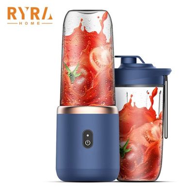 （HOT NEW）6 Bladessjuicer Cup Juicer Fruit Juice Cup Automatic Small Electric Juicer Smoothie BlenderCrushCup Food Processor