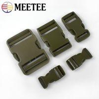 Meetee 10Pcs 20/25/37/50mm Plastic Backpack Release Buckle Bag Strap Side Cilp Hook Webbing Adjustment Buckles Pet Collar Clasp