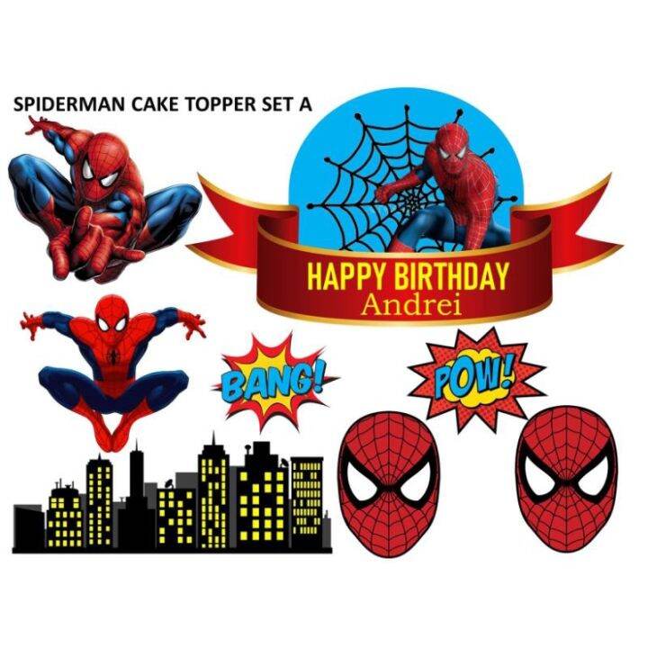 SPIDERMAN CAKE TOPPER | Lazada PH