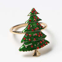 Buckle Room Ring Set Wreath Bow Sample Hotel Napkin High-end Tree