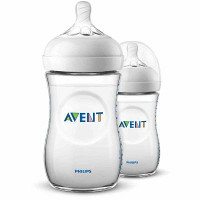 🦄. Philips AVENT ขวดนม รุ่น Natural สีขาว ขนาด 9 ออนซ์ / 260ml แพ็คคู่ 2 ขวด