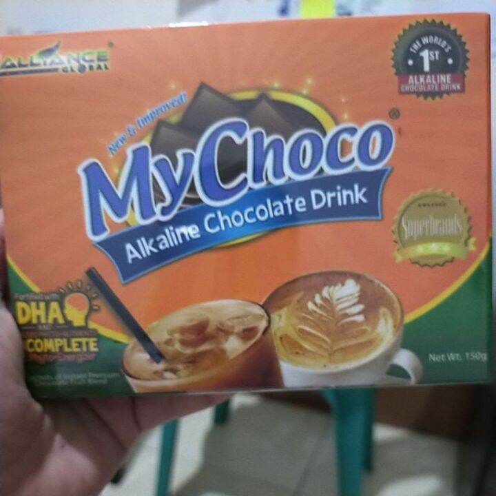 MyChoco Alkaline Chocolate Drink available in 5pcs and 20pcs in a box