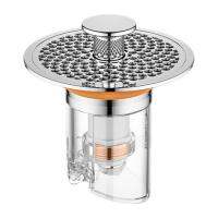 Sink Strainer Basket Basin Pop Up Drain Filter Leak-Proof Press Type Pop Up Drain Stopper Detachable Quick Drainage Bathroom Sink Strainer For Bathroom Sink first-rate