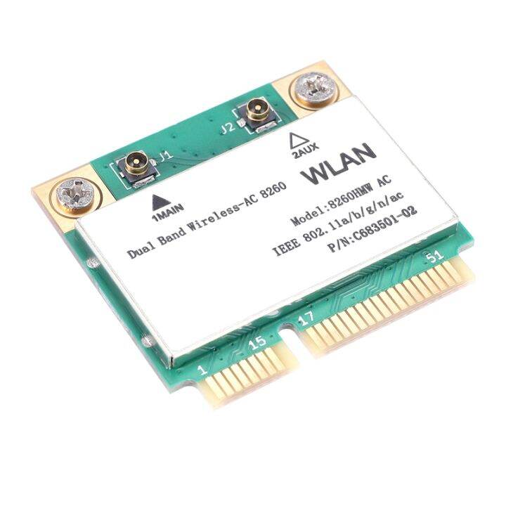 1200Mbps Network Card 8260Hmw Ac 2.4G+5G Mini PciE Card 4.2 Bluetooth