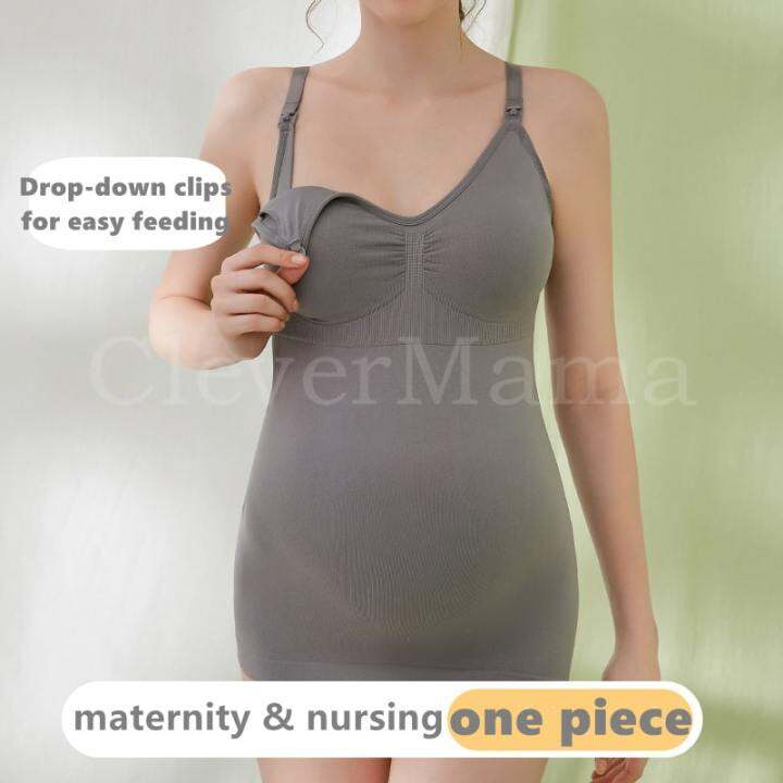 Camisole Maternity Breastfeeding Blouse Seamless Breastfeeding Bra, Nursing Top Lazada PH