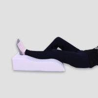 S Shape Sponge Portable Travel Footrest Leg Raiser Pillow Bed Foot Rest Relax Support Pillow Blue White Cover Massage Pillow Travel pillows