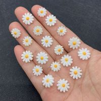 5pcs Natural Freshwater Shells Daisy Sunflower Pearl Shell Beads for DIY Jewelry Making Fashion Jewelry Earring Accessories Beads