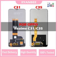 6.6 Original For OPPO Realme C35 LCD RMX3511 LCD Display Screen Touch Panel Digitizer For Realme C31 LCD Frame RMX3501 Display