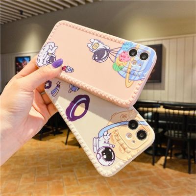 Hot New 🔥นักบินอวกาศ เคสสำหรับซิลิโคนแบบนิ่ม  12 Pro 8plus Xr XS SE2020#919