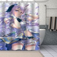 Hot Custom Mejiro Mcqueen (Umamusume) Curtains Polyester Bathroom Waterproof Shower Curtain With Plastic Hooks More Size