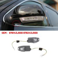 2PCS Car Outside Mirror Puddle Lights Lamp Parts Accessories for Hyundai Veracruz Ix55 2007-2015 876143J000 876243J000