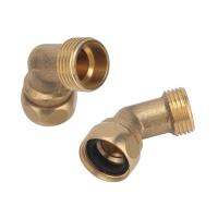 3/4" Male Thread to 3/4" Female Thread Brass Elbow Connector Oil Water Gas Plumbing Pipe Fittings Irrigation Quick Adapters