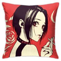 NANA Smoking Pillow Case Black Stones Anime Retro Polyester Pillowcase Bedroom Zipper Spring Cover