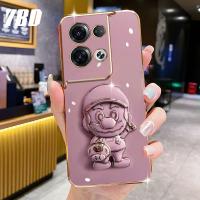 YBD ดีไซน์ใหม่ สำหรับ OPPO Reno 8 Pro Reno 9 Pro 5G เคสหรูหราสเตอริโอ3D ซูเปอร์มาริโอแฟชั่นเคสโทรศัพท์น่ารัก