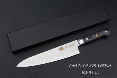 มีดเดบะ OMAKASE No.KM210 Deba Kitchen  Knife ของแท้ 100 % ขนาด 13 นิ้ว