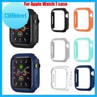 C169CKNRL เคส PC แบบบางเฉียบ Iwatch 41มม. 45มม. สำหรับ Apple 7กรอบนาฬิกา