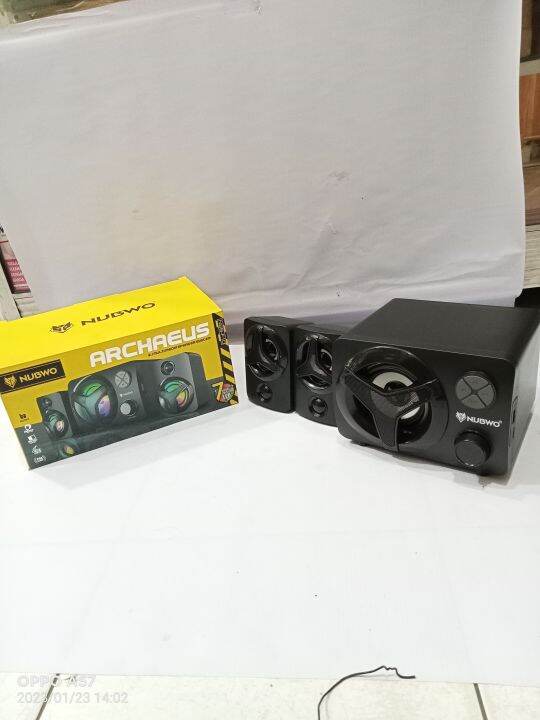 Speaker Bluetooth Super Bass Nubwo NSBF10 Lazada Indonesia