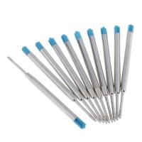 BolehDeals 4.5 Inch Blue Ink Ballpoint Pen Replacement Refills Smooth Writing Ball Point