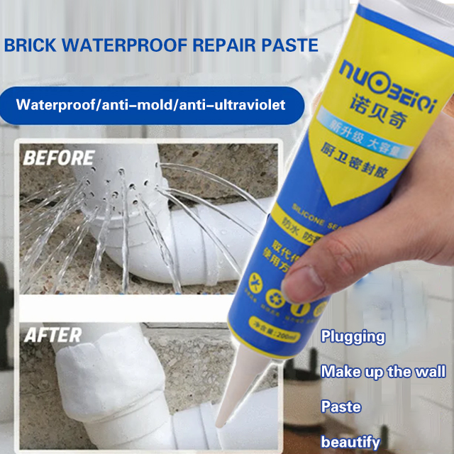 jjmakro Waterproof Tile Caulking Adhesive Sealant Repair Mildew Proof Tile Caulking Waterproof