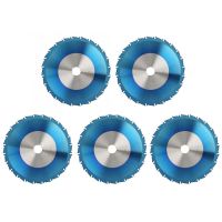 HOTZ 85x10/85x15mm Carbide Blue Plating Circular Saw Cutting Blade Disc for Wood Soft Metal Woodworking Cutting Tool