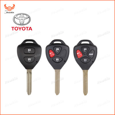 2/3/4ปุ่มที่เก็บกุญแจรถรีโมทฝาครอบ FOB สำหรับ Toyota RAV4 Auris Prado Tarago คัมรีโคโคลลา REIZ Crown Avalon Venza