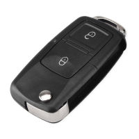 2021KEYYOU 10pcs 23 Button Remote Flip Car Key Shell Case For VW For Volkswagen Bora Passat Golf Polo Jetta Touran no Blade