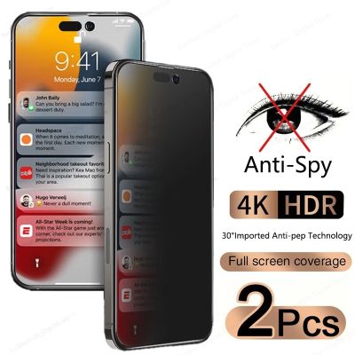 30D Full Cover Anti-Spy Screen Protector For iPhone 14 13 12 Pro Max Privacy Tempered Glass Apple 11 XS XR Mini Plus Accessories