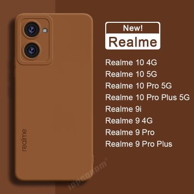 เคส Case Realme 10 Pro Plus 5G 9i 9 4G ฟิล์มกันรอยกล้องไอโฟน