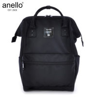 Anello Limited Edition All Black Unisex Backpack Rucksack REGULAR/LARGE Size - EC-B001/EC-B002 2023