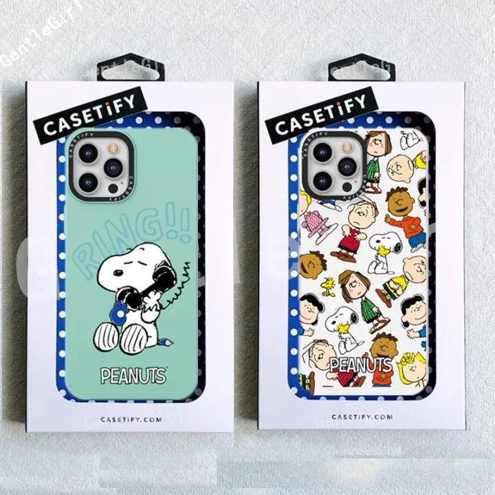 casetify PEANUTSスヌーピースマホケース iPhone13 - スマホアクセサリー