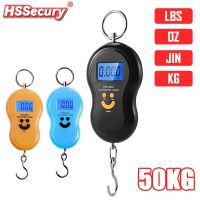 50Kg LED Mini Digital Scale Hook Scale for Fishing Luggage Weighting Kitchen Steelyard Hanging Electronic Scale KG/LBS/JIN/OZ