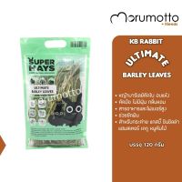 KB Rabbit Ultimate Barley Leaves หญ้าบาร์เลย์คัดใบ ออร์แกนิคอบแห้ง หญ้าสำหรับกระต่าย แกสบี้ ชินชิล่า (120g)