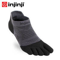 Injinji รองเท้าผ้าใบห้านิ้วสำหรับผู้ชาย,ถุงเท้าตัดต่ำบางกีฬาวิ่ง COOLMAX ดูดซับเหงื่อแห้งเร็วขี่จักรยานโยคะ