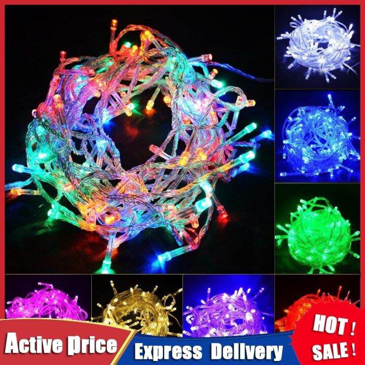 XL4 100 LED CHRISTMAS LIGHT WITH END CONNECTOR 10M (flash) XMAS LIGHTS