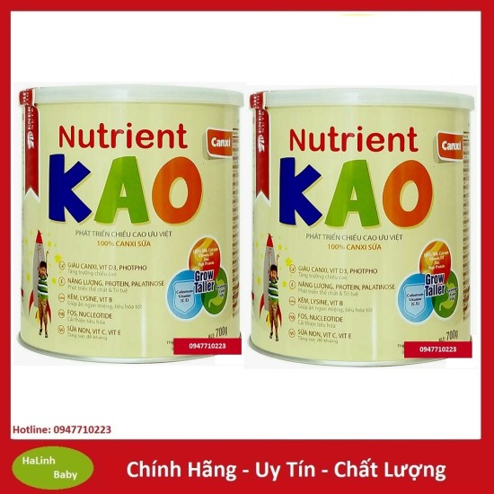 Combo 2 lon sữa nutrient kao 700g date mới nhất - ảnh sản phẩm 1