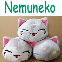 Cartoon Nemuneko Cat Figures Vampire and Angel Series Sleeping Cat Soft Plush Doll Toys Kawaii Maneki Neko Pillow Plush Toys