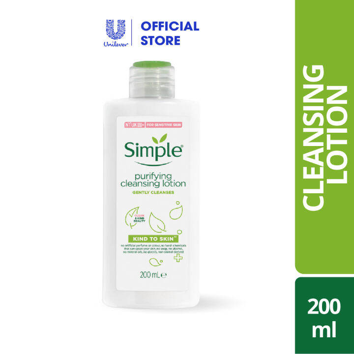 Simple Purifying Cleansing Lotion 200ml Lazada