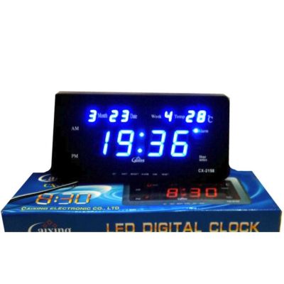 PZ shopนาฬิกาดิจิตอล (CX2158) 21.5X10.3X3CM นาฬิกา ตั้งโต๊ะ LED DIGITAL CLOCK นาฬิกาแขวน นาฬิกาตั้งโต๊ะ นาฬิกา นาฬิกาดิจิตอล นาฬิกาแขวน นาฬิกาตั้งโต๊ะ ดิจิตอล