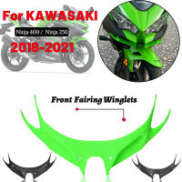 MTKRACING สำหรับ KAWASAKI Ninja 400 250 NINJA400 2018-2021ด้านหน้า Fairing Winglets Aerodynamic Wing Shell ป้องกัน Guards