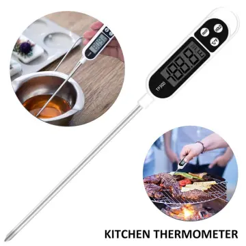 Tuya Digital Bluetooth Smart Bbq Thermometer Lcd Screen Kitchen Cooking  Food Meat Thermometer Water Milk Oil temperature meter