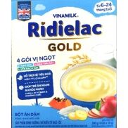 Bột ăn dặm Ridielac gold 4 gói vị ngọt 200g 4 gói gia vị